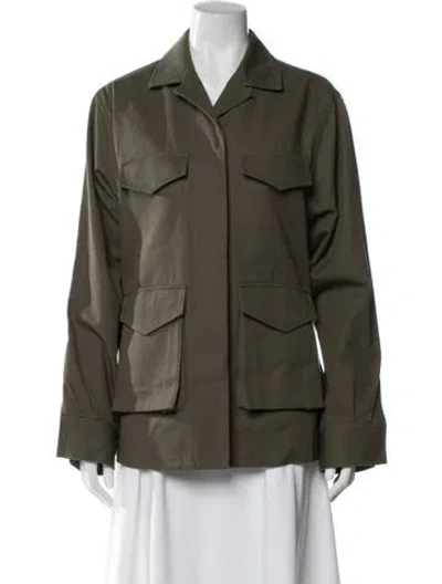 Pre-owned Totême Utility Jacket In Green