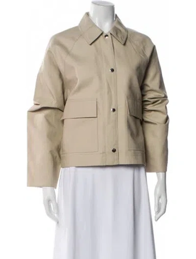 Pre-owned Totême Utility Jacket In Neutral