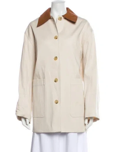 Pre-owned Totême Utility Jacket In Neutral