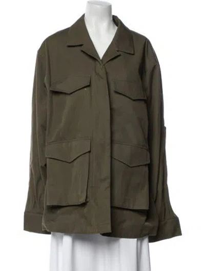 Pre-owned Totême Utility Jacket W/ Tags In Green