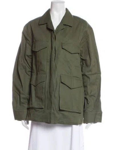 Pre-owned Totême Utility Jacket W/ Tags In Green
