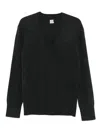 Totême V-neck Cashmere Sweater In Black