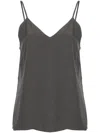 Totême V-neck Crepe Camisole In 灰色
