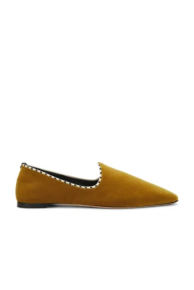 Totême Velvet Venetian Slipper In Brown