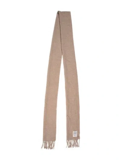 Pre-owned Totême Virgin Wool Scarf In Neutrals