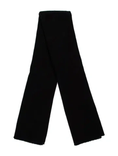Pre-owned Totême Virgin Wool Scarf W/ Tags In Black
