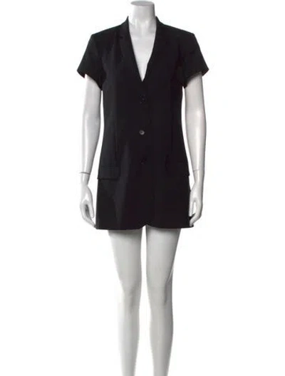 Pre-owned Totême Virgin Wool Vest In Black