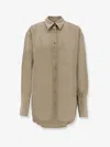 Totême Viscose And Wool Shirt In Multi