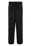 Totême Toteme Viscose Blend Trousers In Black