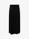Totême Viscose Skirt In Black