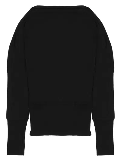 Totême Toteme Viscose Sweater In Black