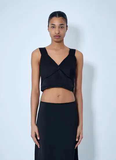 Totême V-neck Sleeveless Top In Black