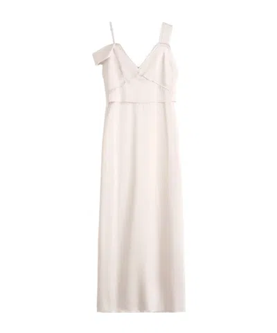 Totême V-neck Slip Dress Bloom In Neutral