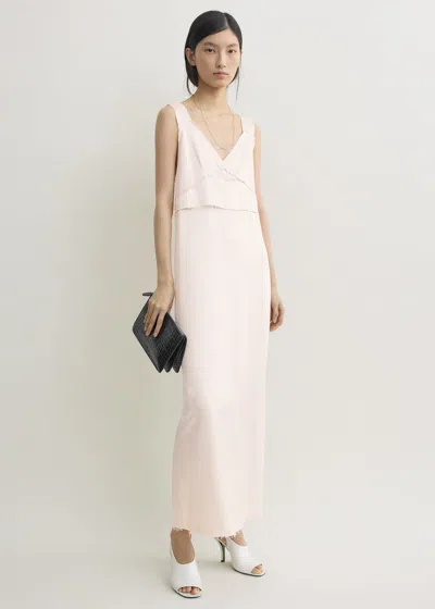 Totême V-neck Slip Dress Bloom In Pink
