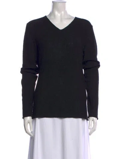 Pre-owned Totême V-neck Sweater In Blue