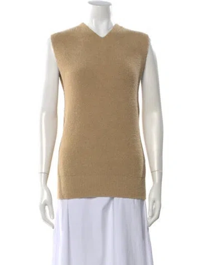 Pre-owned Totême V-neck Sweater In Neutral