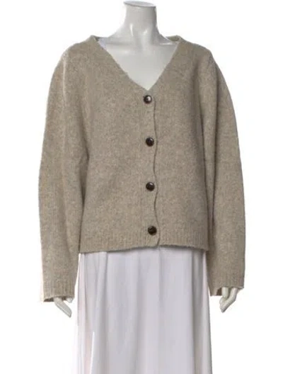 Pre-owned Totême V-neck Sweater In Neutral