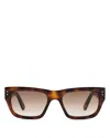 Totême Voyager Rectangular Sunglasses In Brown