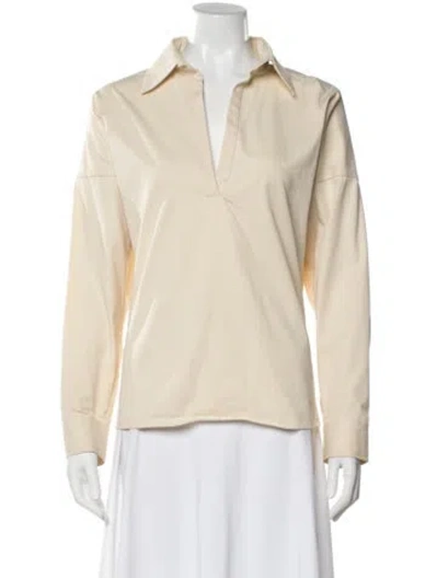 Pre-owned Totême Washed Cotton Shirt Long Sleeve Top In Neutral
