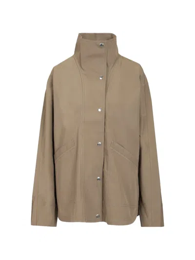 Totême Water-repellent Parachute Jacket In Brown