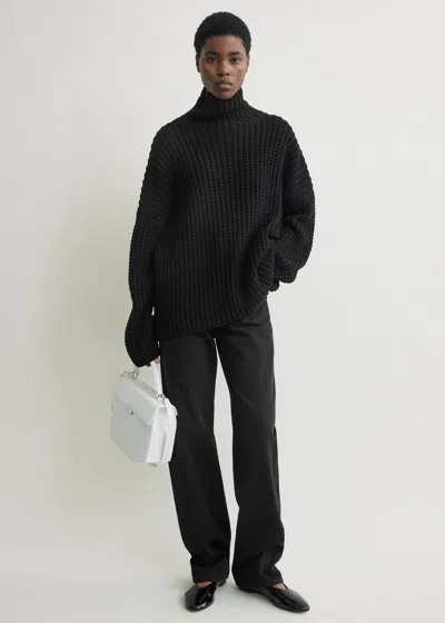 Totême Whipstitch Knit Black