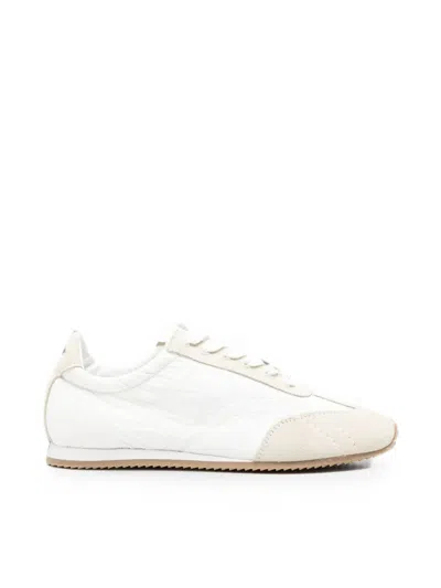Totême Toteme White And Grey Sport Sneakers
