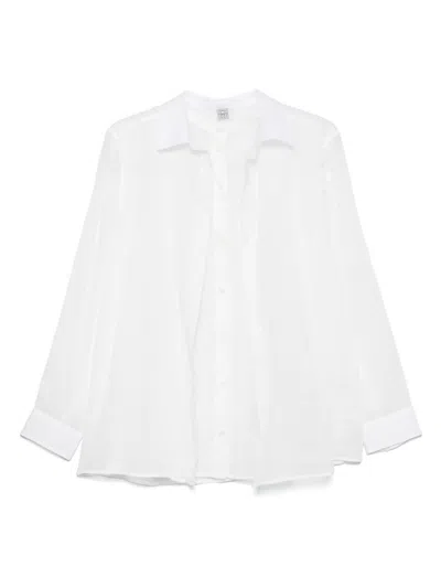 TOTÊME WHITE BUTTON-DOWN SHIRT