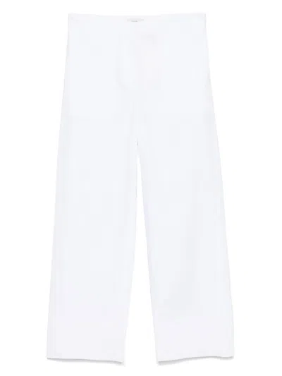 TOTÊME WHITE COTTON TROUSERS