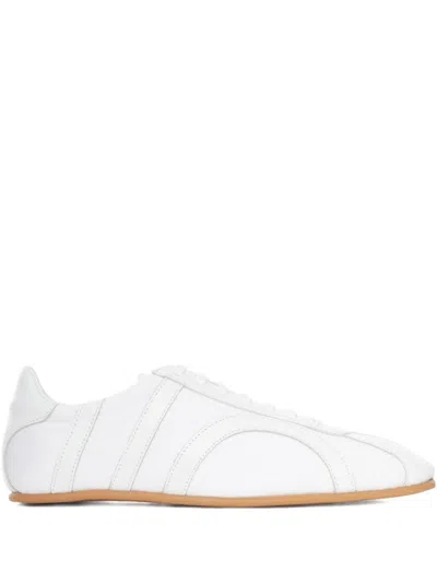 Totême White Lace Up Trainers