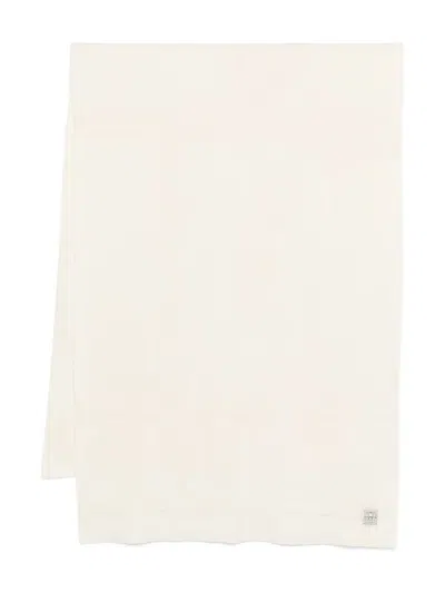 TOTÊME WHITE LOGO SCARF