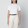Totême White Organic Cotton-blend T-shirt In White