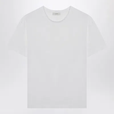 Totême Toteme White Organic Cottonblend Tshirt