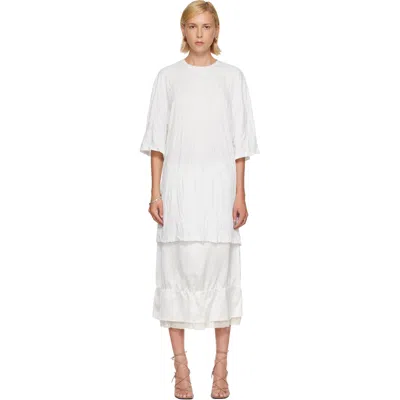 Totême White Relaxed Tee Minidress