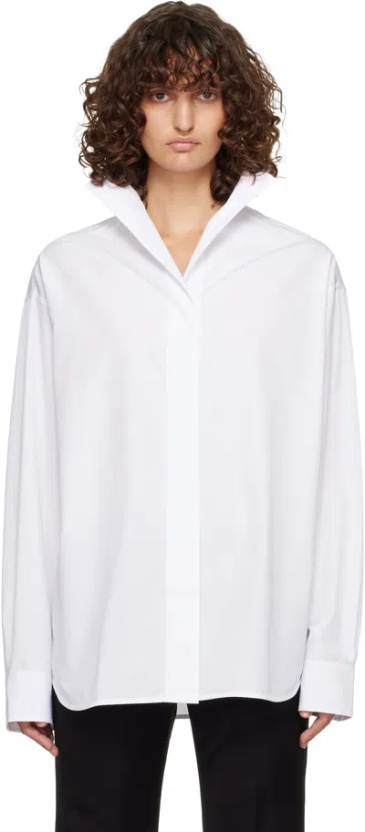 Totême White Sharp Poplin Shirt