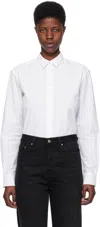Totême White Signature Shirt In 114 White/black