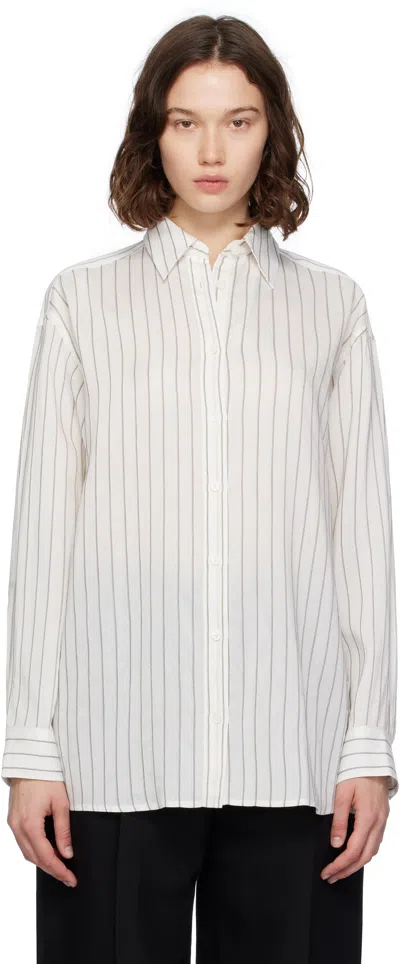 Totême White Stripe Shirt