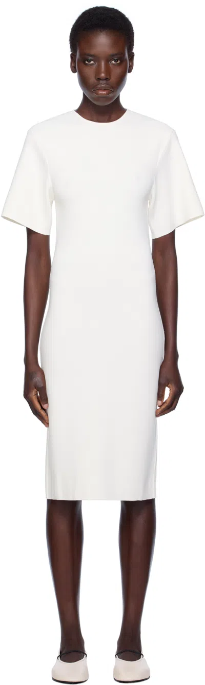 Totême White Tee Knit Midi Dress