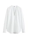 Totême Toteme White V-neck Shirt In White
