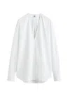 Totême Toteme White V-neck Shirt In White