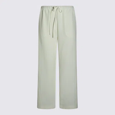 Totême White Viscose Pants