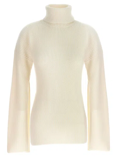 Totême Toteme White Wool Women's Cardigan