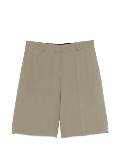 Totême Wide Fluid Shorts In Gray
