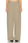 Totême Wide Fluid Trouser In Gold