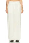 Totême Wide Fluid Trouser In White