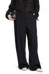 Totême Wide Fluid Trousers In Black