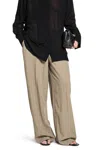 Totême Wide Fluid Trousers In Black
