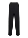 Totême Womens Black Pleated Wide-leg Woven Trousers In Black