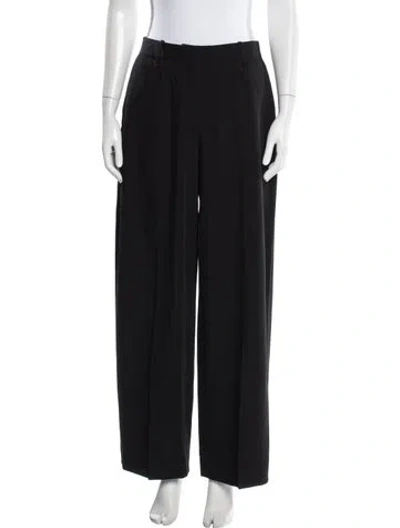 Pre-owned Totême Wide Fluid Trousers Wide Leg Pants In Black