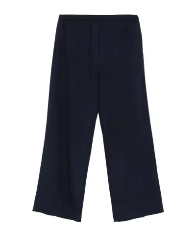Totême Wide-leg Casual Pants In Blue