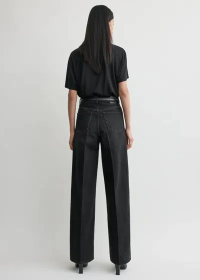Totême Wide Leg Denim In Black